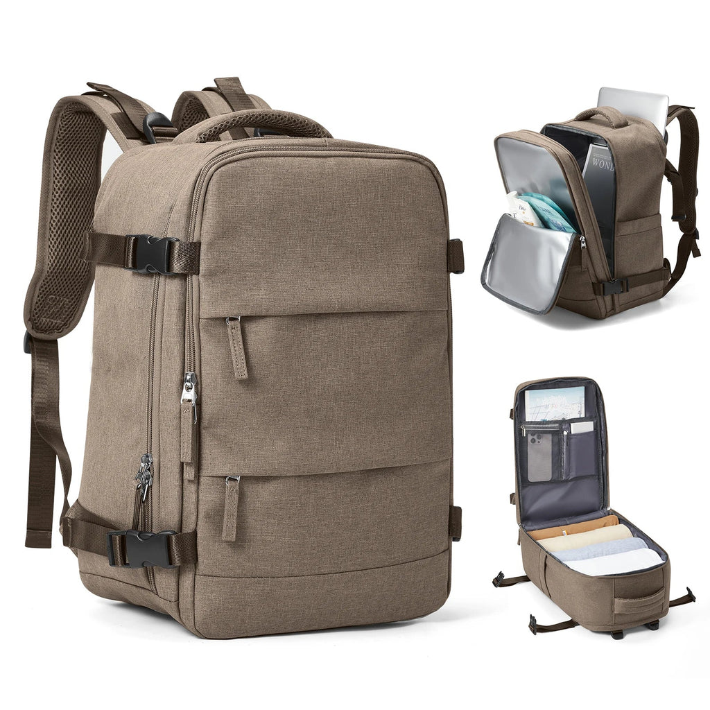 Zaino da Viaggio Travomate | Impermeabile e Versatile | Scomparto per Laptop da 15,6" | Grande Capacità con Separazione Umido-Asciutto