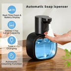 Dispenser di sapone automatico Foamello | Montaggio a parete | 500 ml | Ricaricabile e senza contatto | Funzione schiumosa a sensore