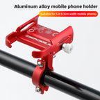 Supporto per Smartphone da Bicicletta RideGrip 360 Pro | Ruotabile a 360° | Lega di Alluminio | Resistente agli Urti e Sicuro | Per Bicicletta, Moto e E-Scooter