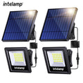 Faro di Sicurezza Solare LED LumiSecure Duo | Set da 2 | 1200LM Super Luminoso | Impermeabile IP65 | Giardino, Cortile & Terrazza