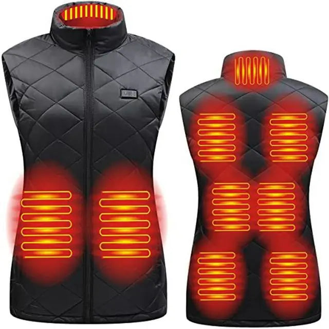 ThermaBelle Giacca Riscaldata per Donna | Giacca Riscaldata USB con Tecnologia Infrarossi | Regolazione del Calore & Leggera | Ideale per Autunno & Inverno