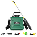 SPRAYMATE Pro Spruzzatore a Batteria | Bottiglia Spruzzatrice da 5 L con Spalla | Ricarica USB & Ugello Regolabile | Per Giardino, Pulizia & Diserbaggio