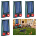 SolarGuardix Repellente per Uccelli ad Ultrasuoni Solare | Con LED e Sensore di Movimento | Impermeabile IP58 | Copertura di 600 m²