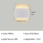 LumiEra Moderna Applique LED | Design Elegante | Luce Calda per Camera da Letto, Corridoio e Bagno