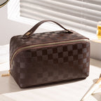 Velvoria Borsa Cosmetica di Lusso per Viaggi e Casa | Con Scomparti e Pelle PU | Resistente all'Acqua e Versatile