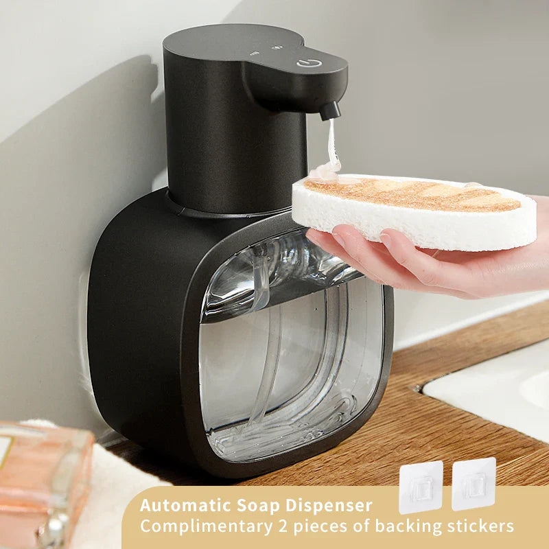 Dispenser di sapone automatico Foamello | Montaggio a parete | 500 ml | Ricaricabile e senza contatto | Funzione schiumosa a sensore