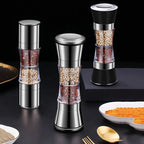 Macina spezie 2-in-1 SPICURA DuoMill | Macina doppia in acciaio inox per sale e pepe | Manuale e stiloso