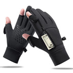 FrostGrip | Guanti invernali con punte delle dita pieghevoli | Impermeabili, antivento e compatibili con il touchscreen | M–XL