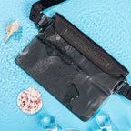 Borsa a vita impermeabile AquaSafeX | Chiusura tripla | Sacchetto trasparente per smartphone e oggetti di valore | Cintura regolabile