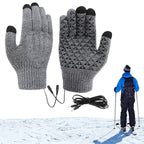 Guanti Riscaldabili FROSTIQ | Ricarica USB | Touchscreen & Antiscivolo | Guanti Termici Invernali per Outdoor & Ciclismo