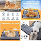 Tappetino riscaldabile per animali PawTherm | Controllo della temperatura & timer | Impermeabile & Sicuro | Per cani & gatti
