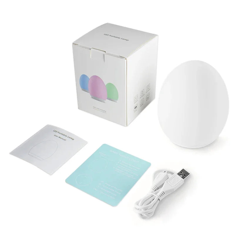 Lumiboo Luce Notturna | RGB & Bianco Caldo | Controllo Touch | 100h Batteria | 12 × 10 cm | Camera per Bambini