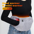 ThermaBelt Pro | Cintura riscaldata elettrica con tecnologia al grafene | Regolazione della temperatura a 3 livelli | Scaldamani e scaldacollo in velluto cristallo | Funzionamento USB