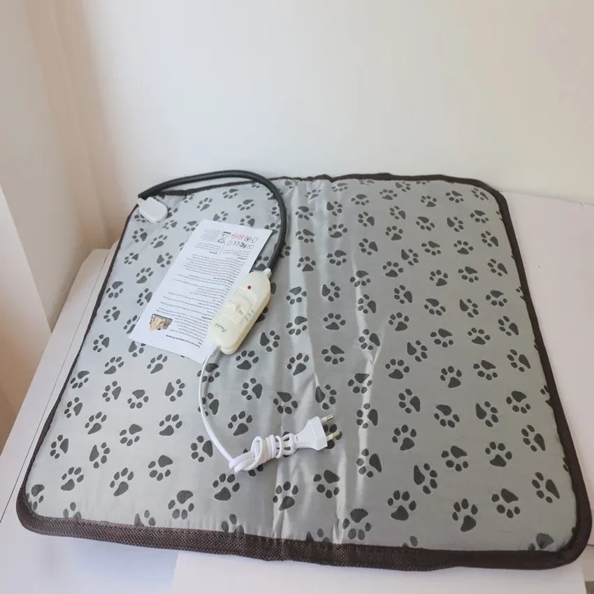Tappetino riscaldabile per animali PawTherm | Controllo della temperatura & timer | Impermeabile & Sicuro | Per cani & gatti
