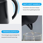ThermoBrew Caraffa Isolante | Acciaio Inossidabile 304 | A Doppia Parete & Isolamento Vacuum | 6h Caldo / 12h Freddo | 0,5 L