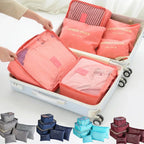 Set di Organizer per Valigia ReiseLina | 6 pezzi | Impermeabile e Salvaspazio | In Tessuto Oxford