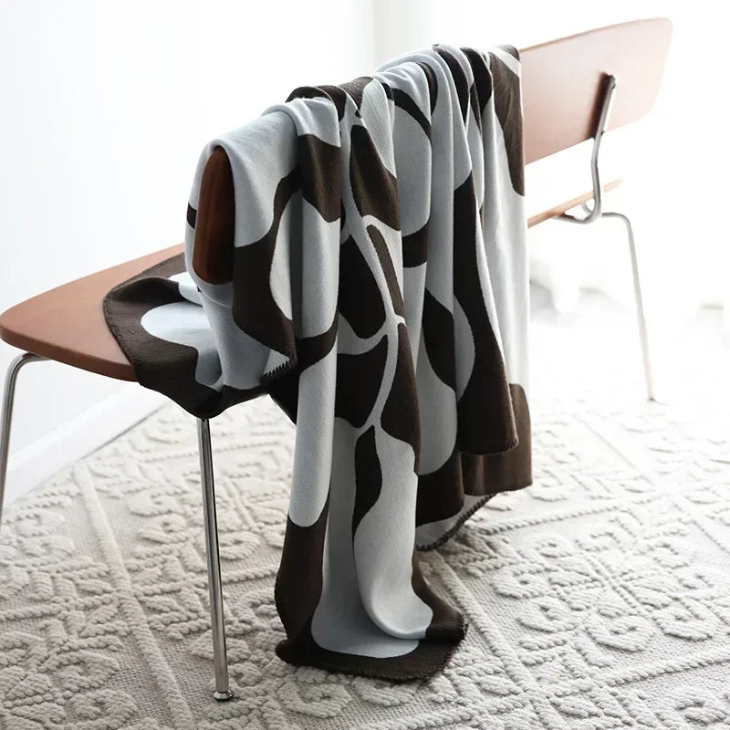 NordLuxe | Coperta in Jacquard | Cashmere Imitato | Morbida & Calda | Copertura per Divano & Coperta in Stile Nordico