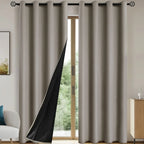 LUXEDRAPE - Tende moderne 100% oscuranti con rivestimento per camera da letto e soggiorno