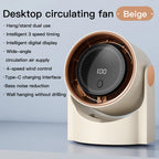 Ventilatore USB senza pale Airiqo | 100 livelli | Silenzioso e ad alta efficienza energetica | Portatile e da montare a parete