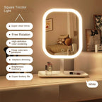 Specchio da Trucco LED Lumiéra | 3 Colori di Luce | Controllo Touch | Design Moderno