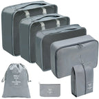 Set Organizer da Viaggio PackWunder 7/8/9/10 pezzi | Organizer pieghevole per valigia | Per abbigliamento, scarpe e accessori