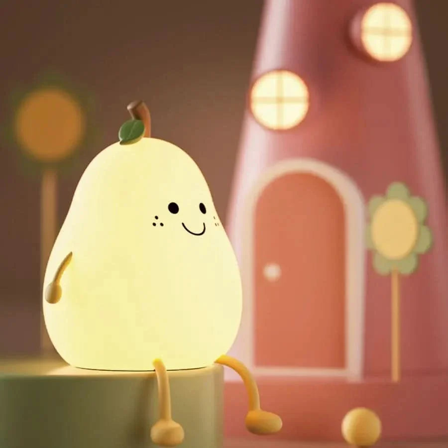 Luce notturna ricaricabile in silicone per bambini