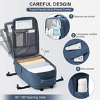 Zaino da Viaggio Travomate | Impermeabile e Versatile | Scomparto per Laptop da 15,6" | Grande Capacità con Separazione Umido-Asciutto