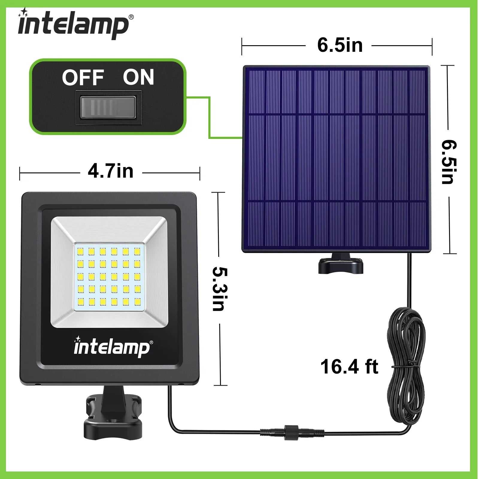 Faro di Sicurezza Solare LED LumiSecure Duo | Set da 2 | 1200LM Super Luminoso | Impermeabile IP65 | Giardino, Cortile & Terrazza