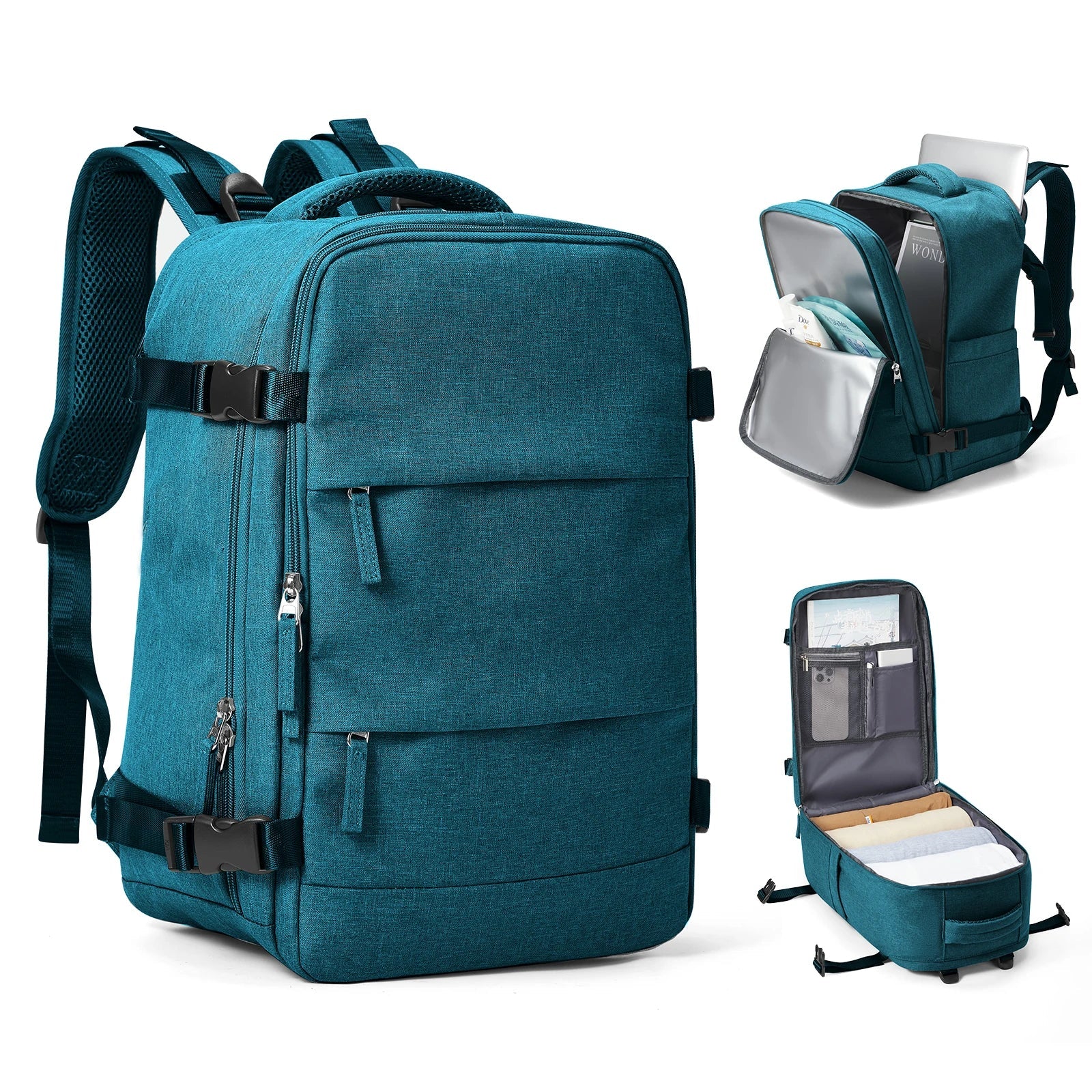 Zaino da Viaggio Travomate | Impermeabile e Versatile | Scomparto per Laptop da 15,6" | Grande Capacità con Separazione Umido-Asciutto