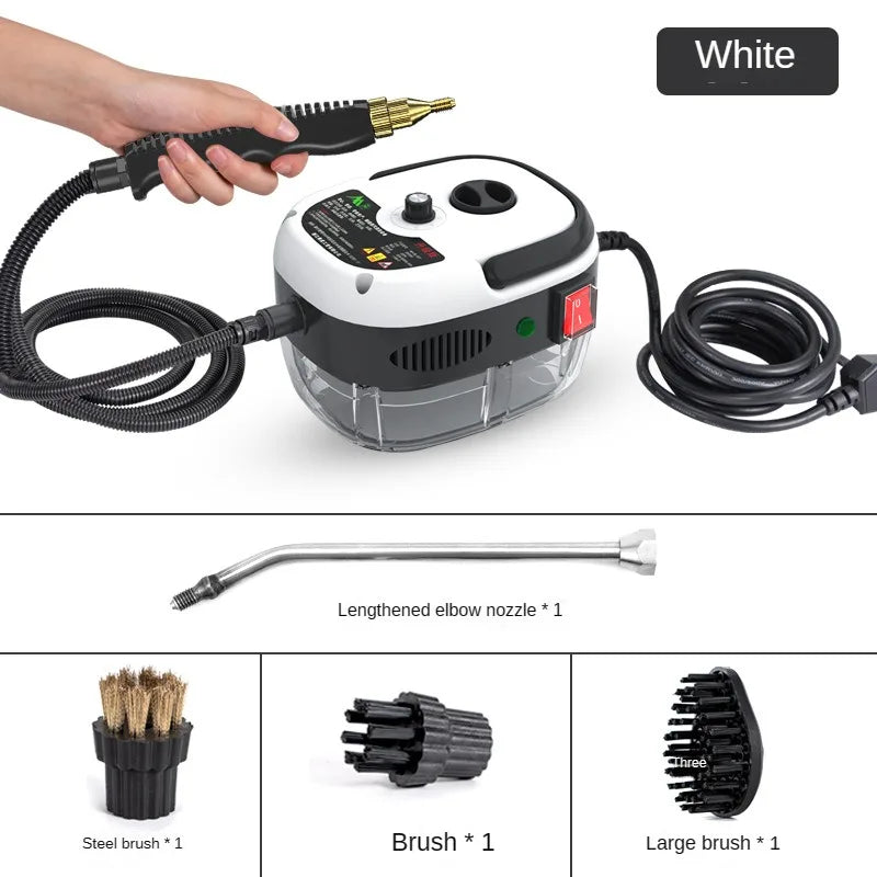 Pulitore a vapore STEAMVOLT | 2500W Alta pressione | 3 Bar di potenza vapore | Per cucina, bagno e casa