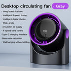 Ventilatore USB senza pale Airiqo | 100 livelli | Silenzioso e ad alta efficienza energetica | Portatile e da montare a parete