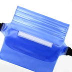 Borsa a vita impermeabile AquaSafeX | Chiusura tripla | Sacchetto trasparente per smartphone e oggetti di valore | Cintura regolabile