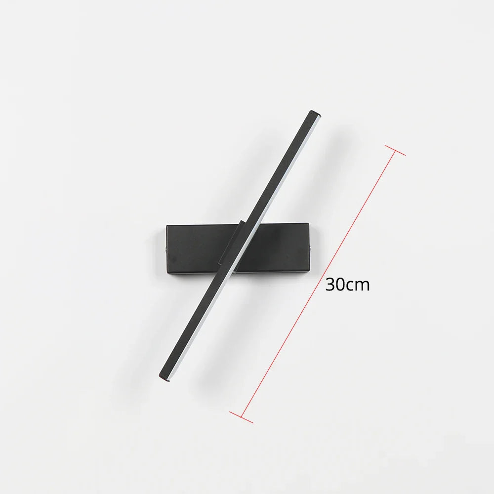 AuroLite Lampada da Parete LED Regolabile | Angolo di Rotazione di 330° | Design Moderno per Camera da Letto e Soggiorno | Alluminio