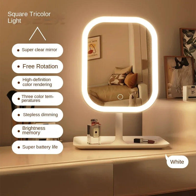 Specchio da Trucco LED Lumiéra | 3 Colori di Luce | Controllo Touch | Design Moderno