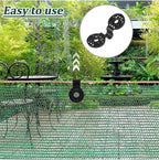 Clip robuste per fissare reti, teli e coperture (x20)