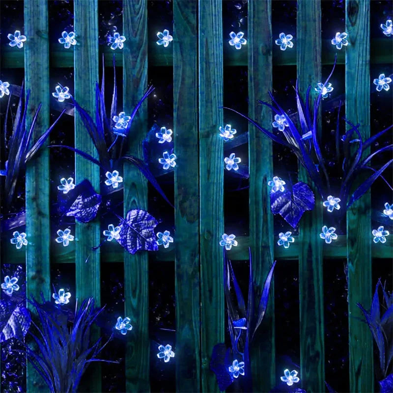 LumiSola Catena di Luci Solari | 20–100 LED | Bianco Caldo, Bianco o RGB | 8 Modalità | Per Giardino & Balcone | 5–12m