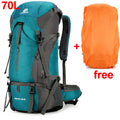Alpivento Zaino da Trekking 70L | Zaino da Campeggio Impermeabile con Protezione dalla Pioggia | Grande Zaino Outdoor per Escursionismo, Alpinismo & Viaggi  Marchio: