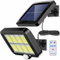 LuminaX Solar | 100 COB LED Lampada Solare | IP65 | Sensore di Movimento & 3 Modalità | Illuminazione Esterna Senza Fili