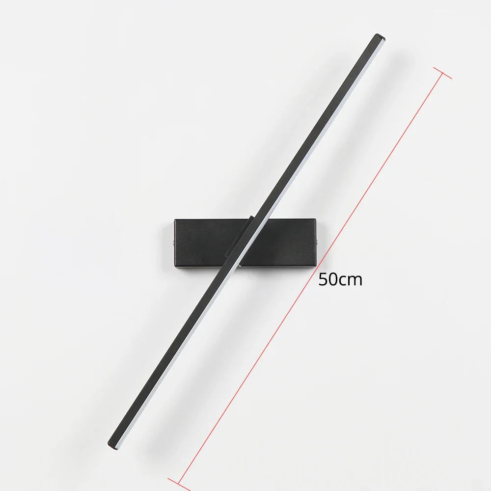 AuroLite Lampada da Parete LED Regolabile | Angolo di Rotazione di 330° | Design Moderno per Camera da Letto e Soggiorno | Alluminio