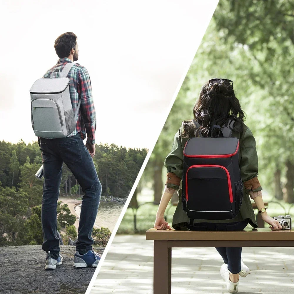 FrostoPak Zaino Termico 30L | Impermeabile & Isolato | Per Campeggio, Escursionismo & Picnic | Tessuto Oxford