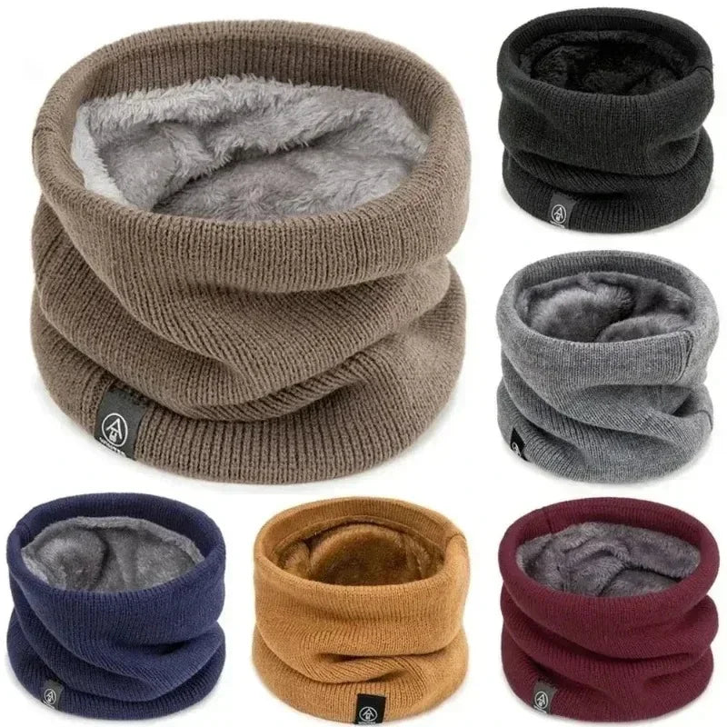 ThermoKnit Pro | Sciarpa a tubo termica con fodera in fleece | Impermeabile al vento e traspirante | Protezione multifunzionale regolabile per il collo per donne e uomini