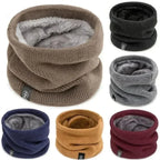 ThermoKnit Pro | Sciarpa a tubo termica con fodera in fleece | Impermeabile al vento e traspirante | Protezione multifunzionale regolabile per il collo per donne e uomini