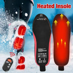 Sole riscaldabili WarmStep Pro | Ricaricabili con telecomando | 3 livelli di riscaldamento | Tagliabili | Scaldapiedi elettrici per inverno e attività all'aperto