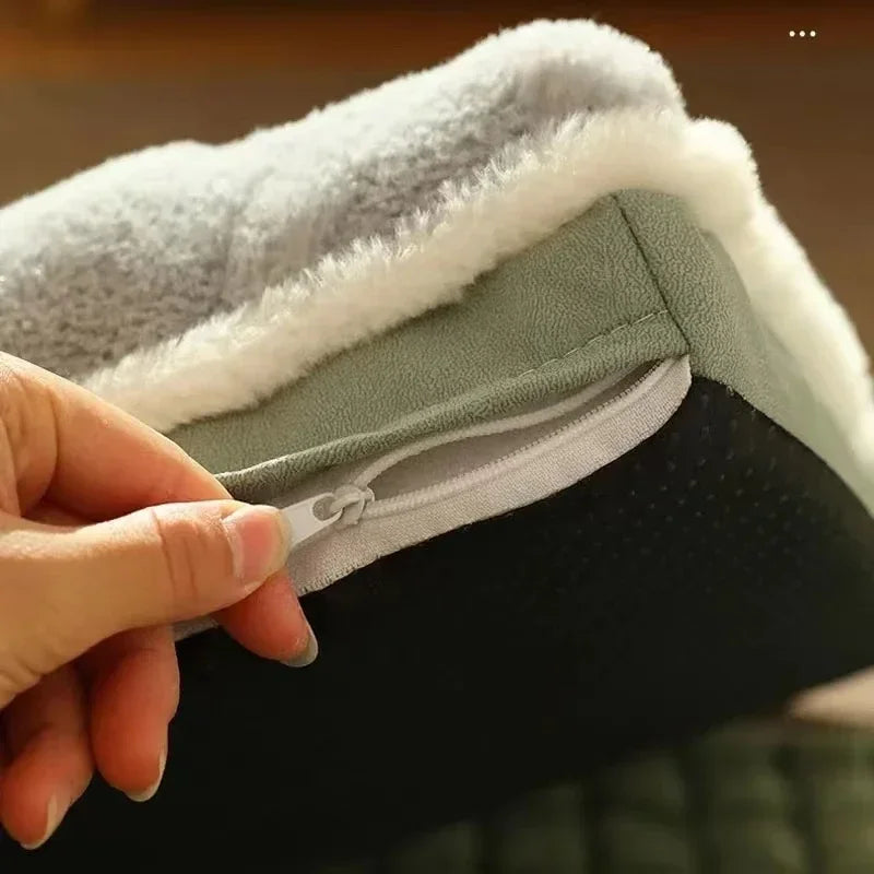 PAWSOMNIA Letto Ortopedico per Cani | Rivestimento Rimovibile e Lavabile | Memory Foam | Per Cani e Gatti