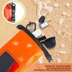 AquaVault Borsa Impermeabile 2L | Con Finestra Touchscreen | Borsa Outdoor per Kayak, Trekking & Sport Acquatici