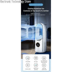 AeroCool Breeze Ventilatore Senza Pale 2026 | 6 Velocità | Raffreddatore d'aria e Umidificatore Silenzioso | Porta USB | Per Ufficio e Casa