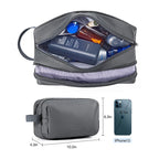 Kosmetixo Pochette da viaggio impermeabile per donne e uomini | Pochette leggera in S/M/L | Accessori da viaggio per prodotti per la cura e trucco | Organizer da viaggio unisex