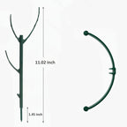 GROWMATE - Set di 3 anelli di supporto per piante impilabili per giardinaggio interno ed esterno