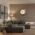 WOODORA ROUND – Orologio da Parete Rotondo in Legno Decorativo e Silenzioso