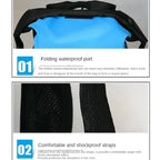 Zaino Impermeabile AquaDryX 25L | Sacco a Pelo Galleggiante | Rolltop & Traspirante | Ideale per Kayak, Trekking & Outdoor